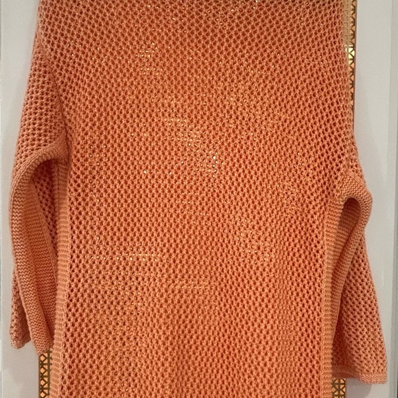 Young Fabulous and Broke Orange Santorini Crochet Maxi Dress Extra Small XS - Picture 2 of 5